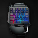 35-Key One Single Hand Bluetooth Wireless Gaming Mechanical Keyboard Backlit NEW