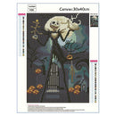 5D DIY Full Drill Diamond Painting Halloween Devil Cross Stitch Embroidery