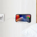 Self Adhesive Phone Holder Easy Install Detachable White Wall Mounted Non Slip