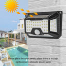 66LED Solar Motion Sensor Wall Light 3 Modes Waterproof Yard Security Lamp UK
