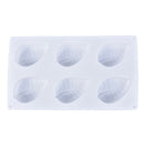 6 Cavity Leaf Shape Silicone Soap Mold DIY Handmade Soap Making Molds Cake MoSE