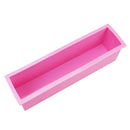 1200g Silicone Soap Mould Rectangle Toast Loaf Bread Baking Cake Mold A Pink