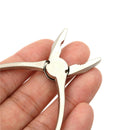 2pcs Mini Vise Tool Pliers Keyring Keychain Metal Adjustable Unisex Gift JR