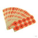 500pcs Shooting Paper Target Florescent Orange Adhesive Target Stickers 5cm