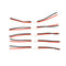 5Pairs 3.7V 1s Lipo Battery Male&Female Plug Charging Cable RC Parts FT 3C