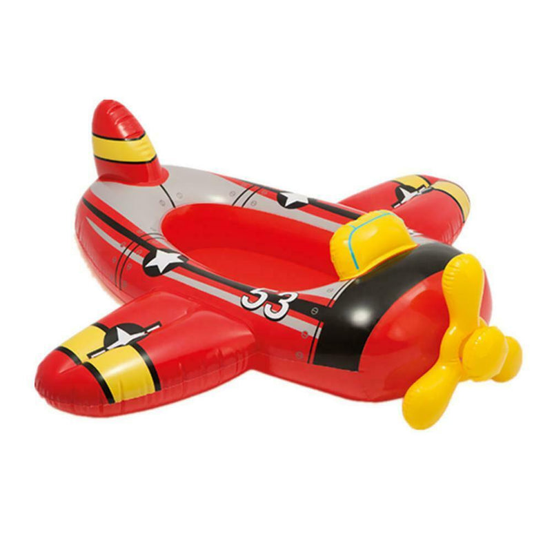 Child Swimming Ring Baby Pool Seat Float Aid Trainer Water Cartoon Boat