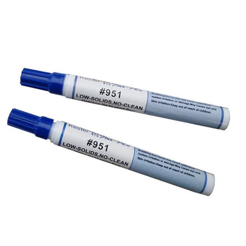 951 Soldering Flux Pen Low Solids No Clean For Solder Solar Cell Process 10ML TR