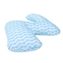 1X(Nordic Clouds/Lightning/Snowflake Seat/Back Cushion Soft Cartoon Raindro