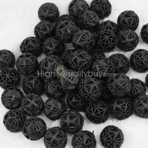 50x Aquarium Pond Bio Balls 16mm Canister Filter Media Marine Reef Sum OFL