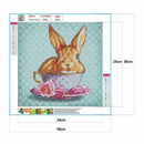 Cup and Animal DIY Painting Full Picture Diamond 5D Round Drill Kit (LG968)