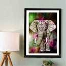 Elephant Painting Embroidery DIY 5D Diamond Craft Cross Stitch Kit Art