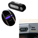 2PCS 2 in 1 Car Digital Time Clock Large LED Backlight Screen Electronic Thermom