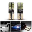 2pcs T10 4014 24 SMD LED Car Wedge Tail Side Light Reverse Parking Lamp Bulbs