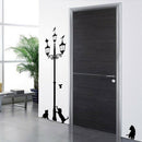 DIY Mural Removable wall stickers vinyl 3 small cats stickers under the str