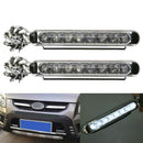 2x Wind Power 8 LED Car Daytime Running Light Fog Light Car DRL Driving Light-3C