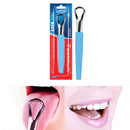 1 Pc Tongue Scraper  Stainless Steel Oral Fresher Cleaner Brush for Adults,