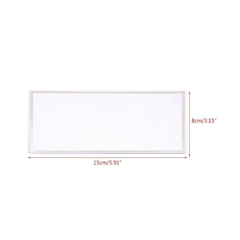 1PC 15*8cm Car Sun Visor Mirror Stainlesssteel Car Makeup Mirror Hot