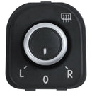 Chrome Mirror Knob Heated Switch For  Jetta Golf MK5 MK6 Tiguan Passat B6