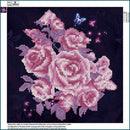Pink 5D DIY Flower Diamond Painting Embroidery Cross Stitch Home Decor Gift
