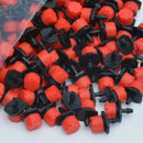 50pcs Adjustable 8-Holes Dripper Drip Irrigation Plant Flow Water Sprinkler