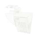 Aquarium Fish Tank Food Tary V Shape Funnel Design with Suction Cup for Fish