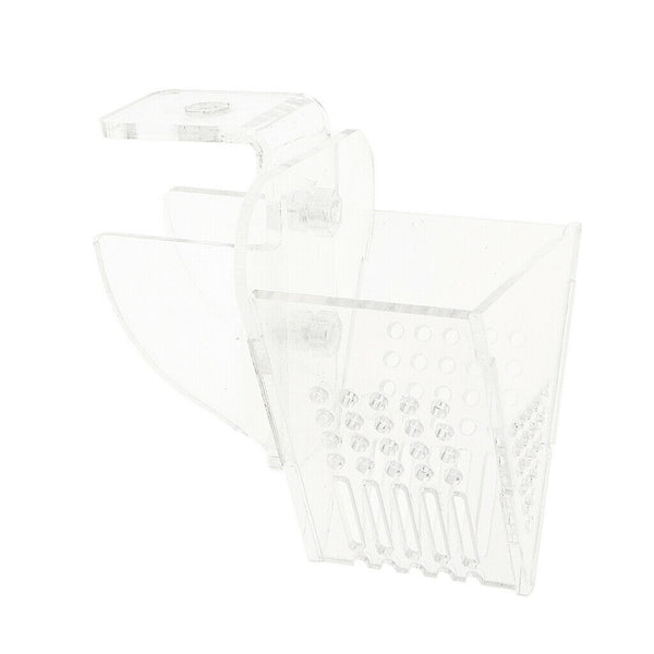 Aquarium Fish Tank Food Tary V Shape Funnel Design with Suction Cup for Fish