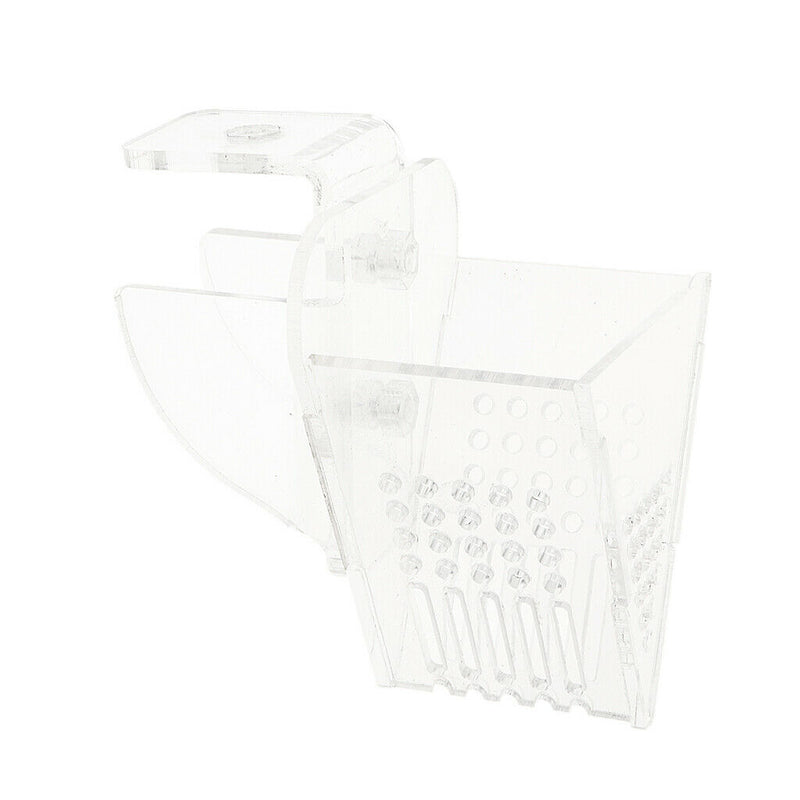 Aquarium Fish Tank Food Tary V Shape Funnel Design with Suction Cup for Fish