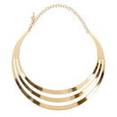 Rock Street Metal Hollow Punk Collar Choker Necklace Women Personality Stat P8Y9