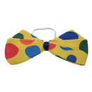 clown bow tie fancy dress dot multi color