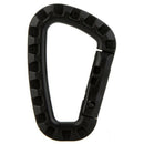 5X(D Shape 200LB Carabiner clasp buckle Closing clasp Hangers Plastic Clim O1O6)