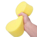 Yellow Soft Sponge Car Wagon Washing Cleaning Glass Seat Cushion 23g G5Q4