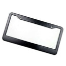 2x Aluminium Alloy Modern Car Auto License Plate Frames Tag Cover 2 Holes Set