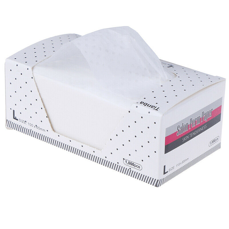 1000 Sheets/Box Hair Salon Perm Papers End Electric Wraps Perming End Wra&+