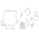 Cartoon Cow Shape Cutting Dies Stencil DIY Embossing Template Home Decor
