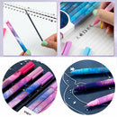 12pcs/set Large Capacity Gel Pen School Office Black Ink Constellations Pattern
