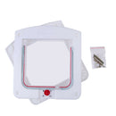 Lockable Cat Flap Door Kitten Dog Pet Lock Suitable for Any Wall White A