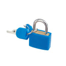 Travel Mini Padlock with 2 Keys for Luggage Suitcase Bag 22 x 34mm Dark Blue