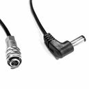 DC 5.5x2.1mm Power Cable Cord for BMPCC 4K Camera DC Interface 90 Degree Plug