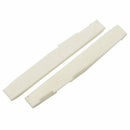 6 String Acoustic Bone Bridge Guitar Slotted Saddle Guitar Parts(Pack of 2) V4J3