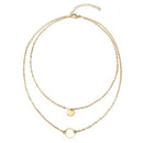Jewelry Necklace Ladies Multi-Layer Necklace Sequined Multi-Layer Pendant NeS6P6