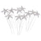 10 Pieces Sea Star Crystal Headpiece Fancy Hair Party Wedding Bride Jewelry