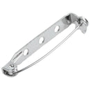 100 x Brooch Bar Backs Safety Pins Badge Fasteners For Jewellery Findings M M5C7