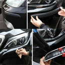 2Pcs Car Anti-Scratch Strip Anti-Collision Stickers,Black