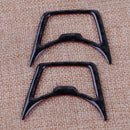 2x Headlight Switch Carbon Fiber Button Cover Trim fit for Ford Mustang 15-18 Hf
