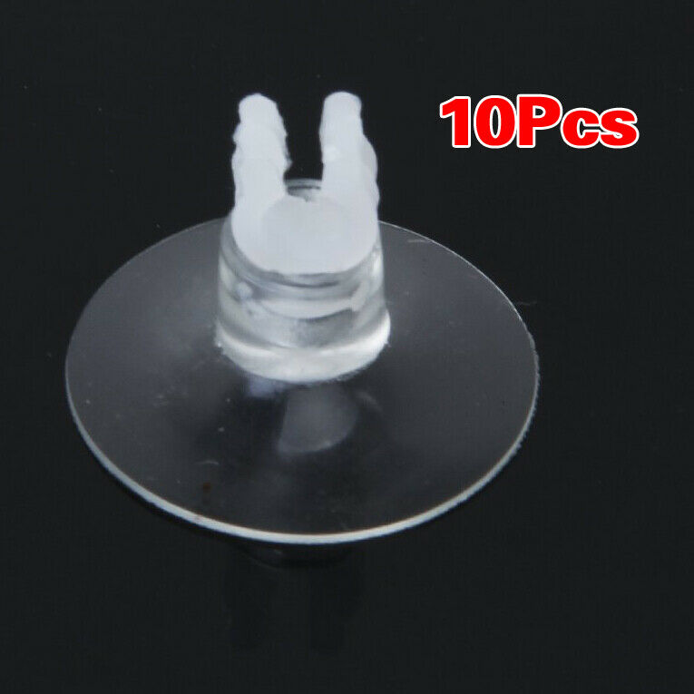 10 x Air Line Tubing Aquarium Suction Cup Clip K5L4