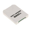 128MB White Memory Card Compatible for Wii & Gamecube Console Storage Card