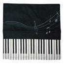 Music Series Note Printed Linen Square 45x45cm Home Decor Houseware Throw P X1C7