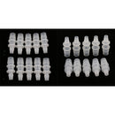 Pack 0f 20 PVC Pipe Straight Water Pipe Connector Adapter Hose Irrigation