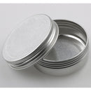 24pc 10g Round Aluminium Tin Pot Nail Art Lip Gloss Container With Screw Lid