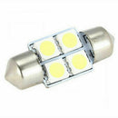 10x 5050 31mm 4SMD Car RV Interior Dome Festoon White LED Light Bulbs Lamp DC12V